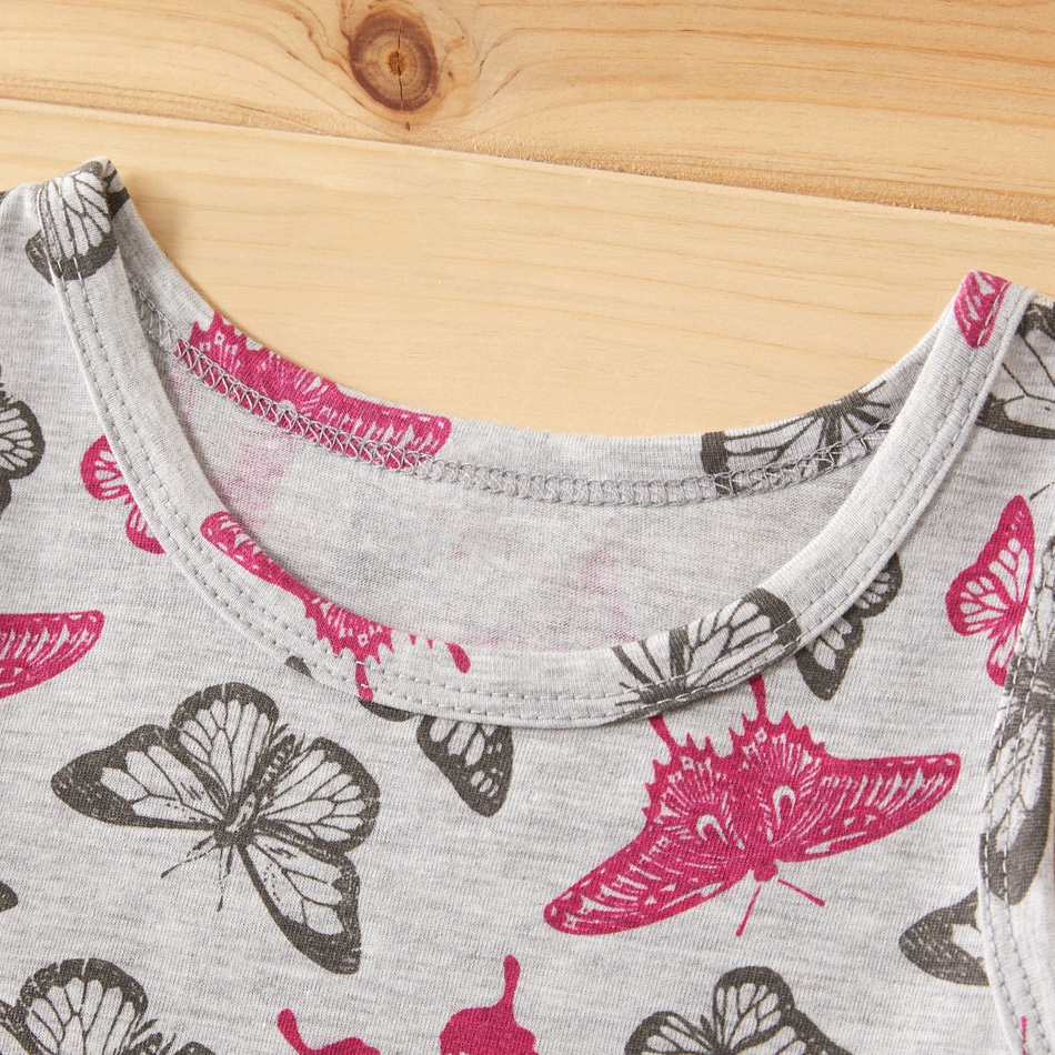 Toddler Girl Pretty Butterfly Allover Dress